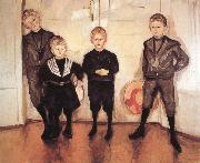 Edvard Munch Doctor Lide-s Children china oil painting reproduction